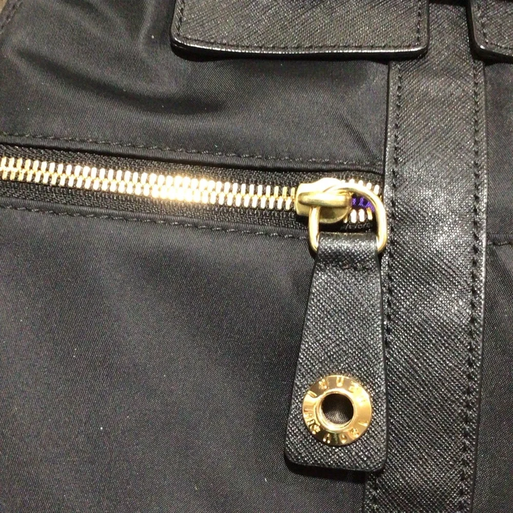 Henri Bendel Black Large Jetsetter Convertible Backpack